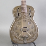 National Style-O 14 fret Weathered Steel