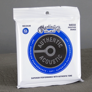 Martin Authentic MA550 Medium Phosphor Bronze set