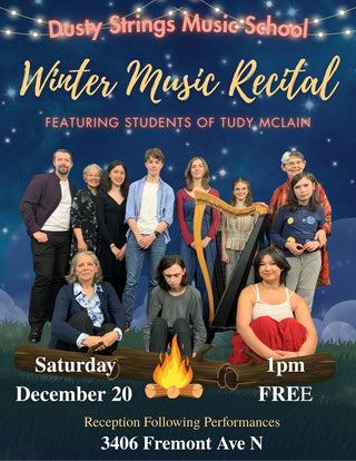 Dec 20: Winter Music Recital featuring students of Tudy McLain