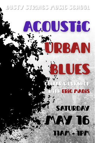 May 16: Acoustic Urban Blues with Eric Madis