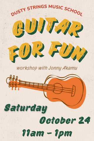 Oct 24: Guitar for Fun with Jonny Akamu
