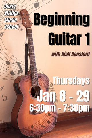 Jan 8 - 29: Beginning Guitar 1 with Niall Ransford