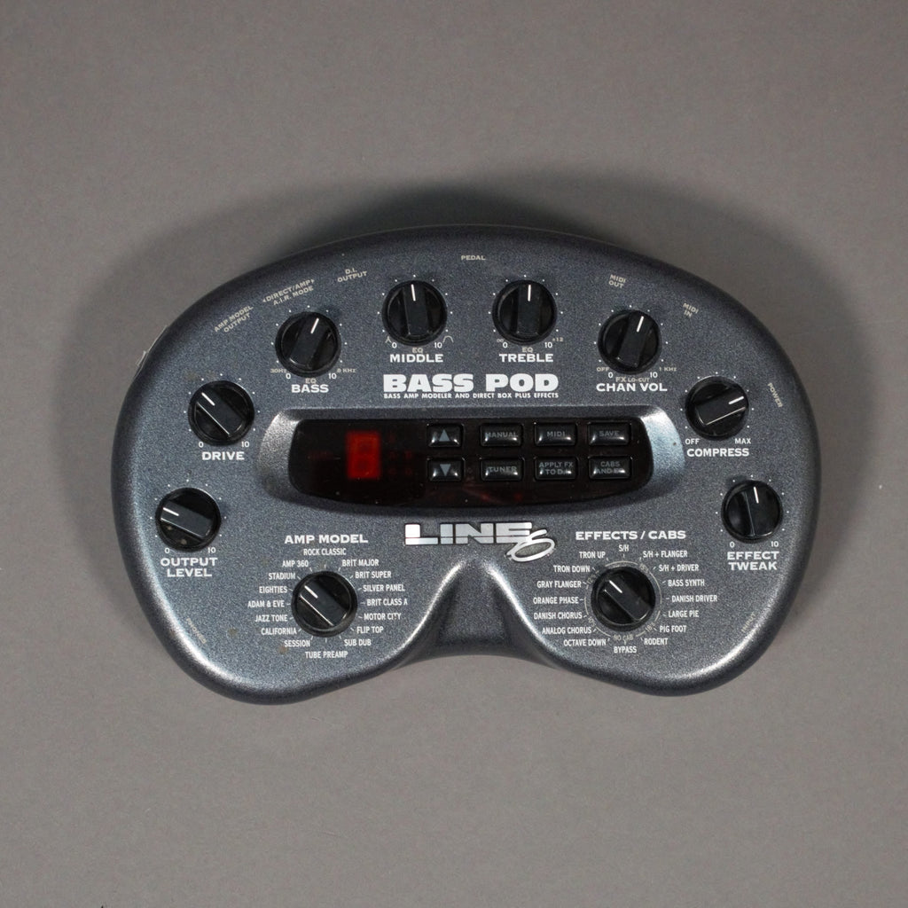 Used Line 6 Bass POD Multi-Effects Pedal – Dusty Strings