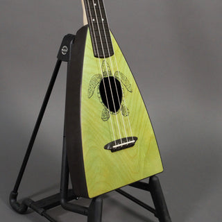 Fluke Tenor, Lime Green w/Honu Turtle