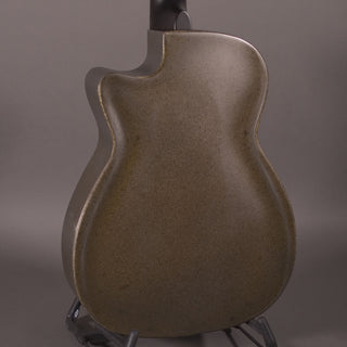 National T-14 Cutaway Tricone, Weathered Steel