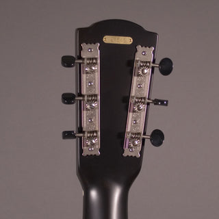 National T-14 Cutaway Tricone, Weathered Steel