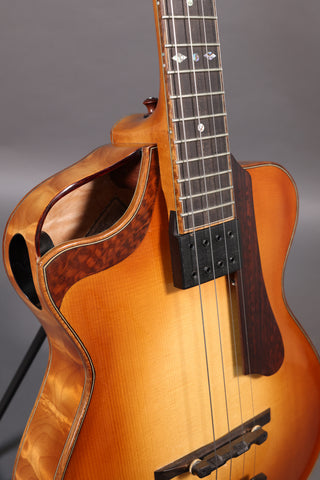 Used Lichty Custom Steel String Archtop Baritone Ukulele
