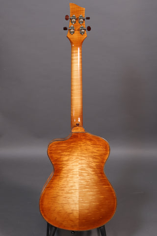Used Lichty Custom Steel String Archtop Baritone Ukulele