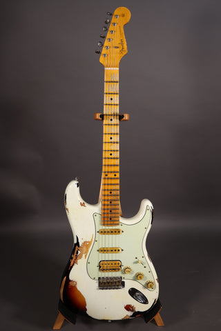 Used Fender Custom Shop "White Lightning" Stratocaster
