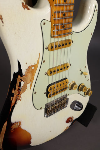 Used Fender Custom Shop "White Lightning" Stratocaster