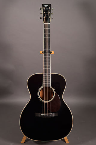 Used Santa Cruz OM Mahogany, Black