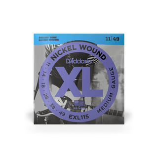 D'Addario EXL115 Medium Electric Guitar Set