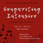 Jan 15 – Feb 12: Songwriting Intensive with Tai Shan (Online)