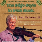 Oct 11: The Sligo Style in Irish Music with Brian Conway - Intermediate/Advanced