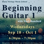 Sep 3 - 24; Beginning Guitar 1 with Gregory Roberts
