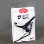 Kyser 12-string Black Guitar Capo