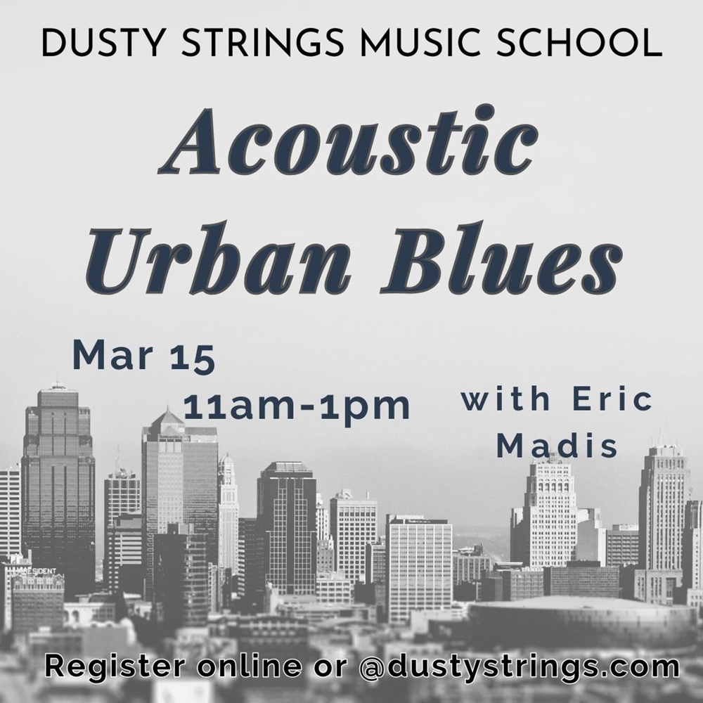 Mar 15: Acoustic Urban Blues with Eric Madis