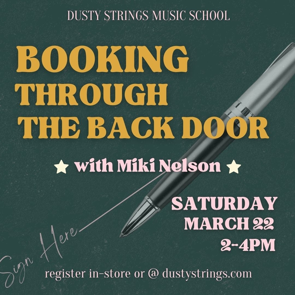 Mar 22: Booking Through the Back Door with Miki Nelson