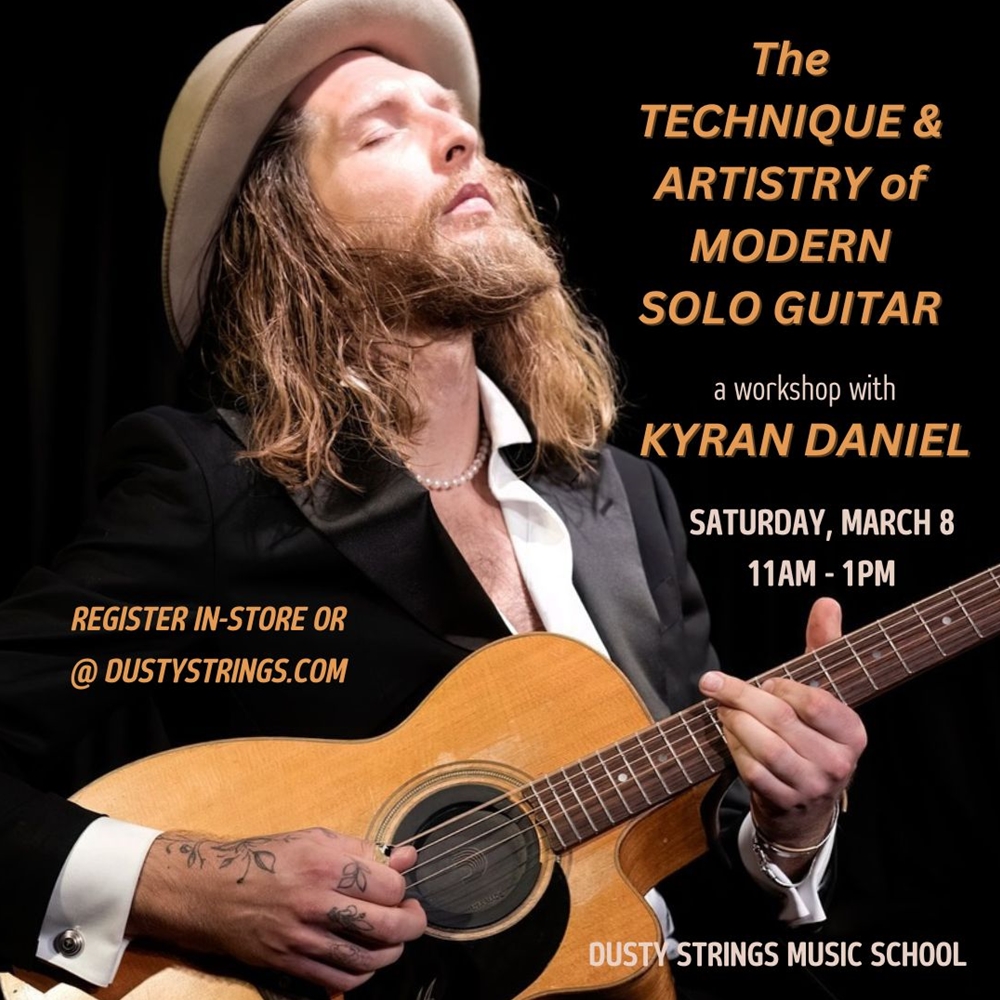 Mar 8: The Technique & Artistry of Modern Solo Guitar with Kyran Daniel