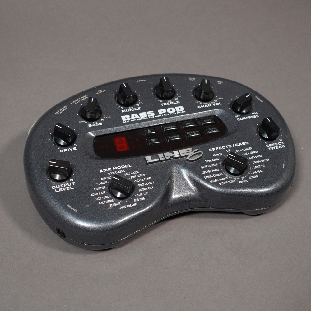 Used Line 6 Bass POD Multi-Effects Pedal