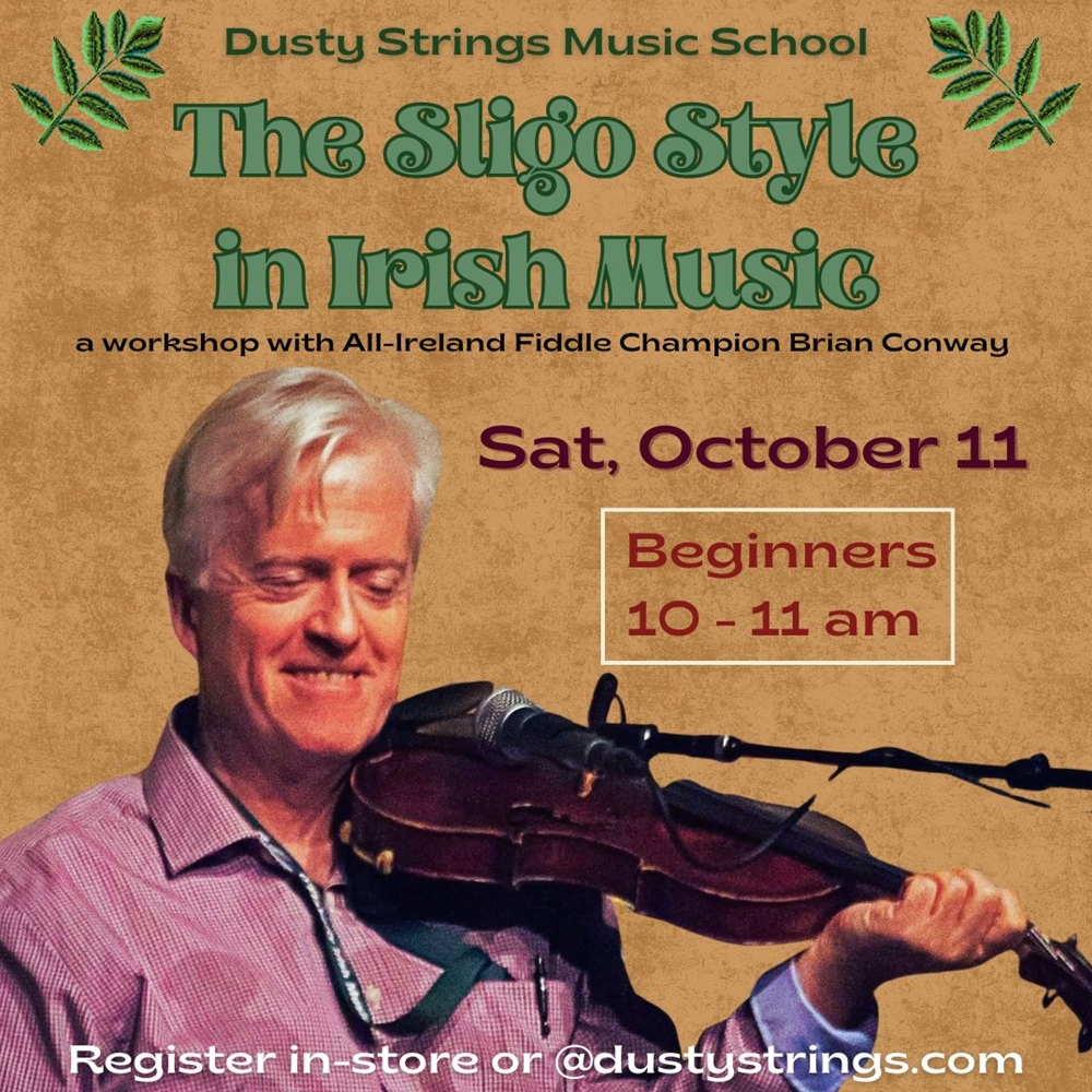 Oct 11: The Sligo Style in Irish Music with Brian Conway – Beginners