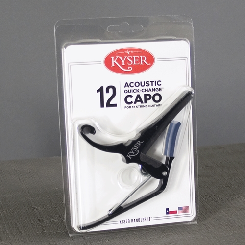 Kyser 12-string Black Guitar Capo