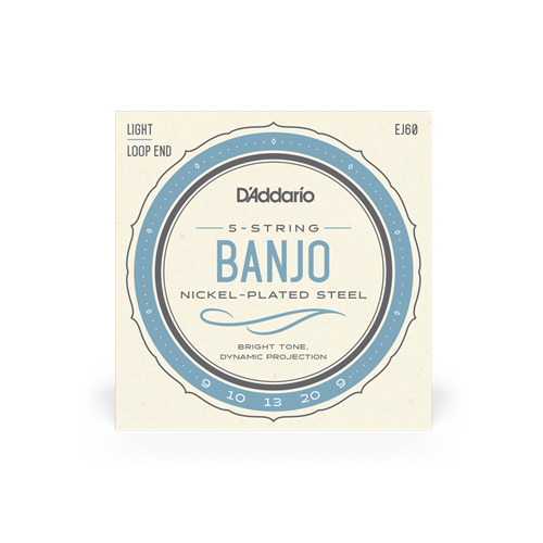 D'Addario EJ60 Light Banjo Set