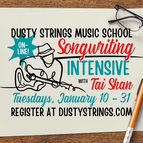 Jan. 10: Songwriting Intensive with Tai Shan (Online)
